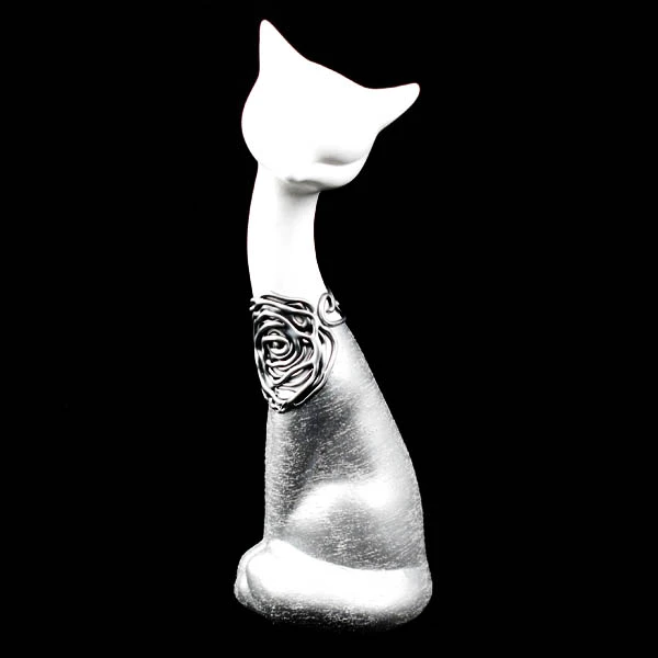 CERKAM-KOT LISEK MAŁY  *1/2 RÓŻA-BIAŁY* C-783-1/2R