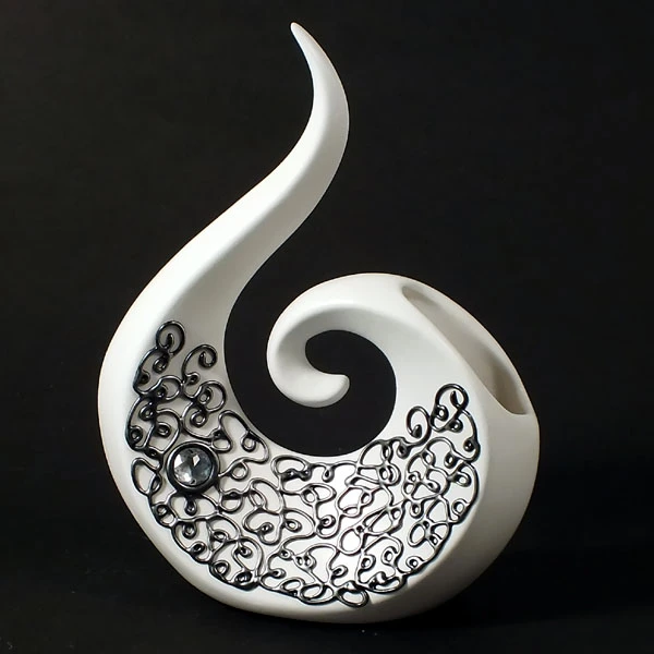 CER-STROIK WIOLONCZELA MINI *DEKOR SREBRO* C-397DS