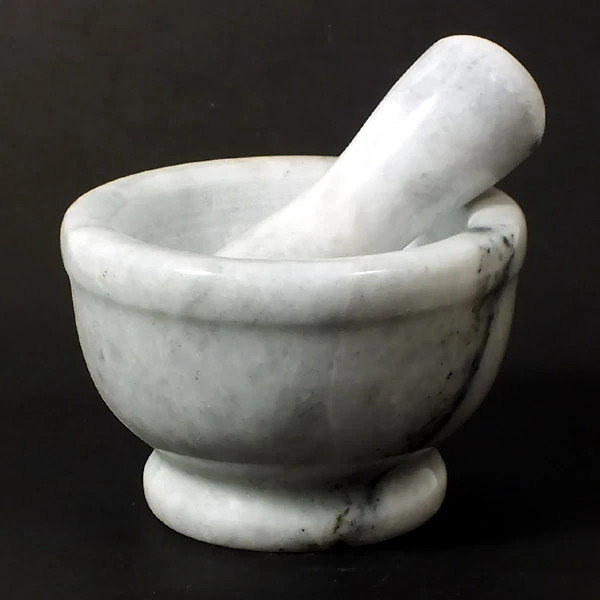 CH-MOŹDZIERZ MARMUROWY 14X10,2CM 9823