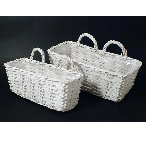 DM-2 KOSZE WIKLINOWE DO ZAWIESZANIA BIAŁE DM15184S/2