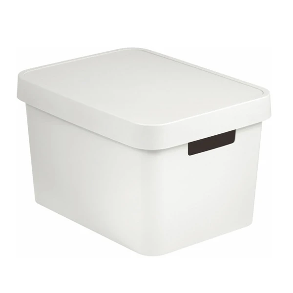KET-POJEMNIK PEŁNY *INFINITY* 17L Z POKRYWĄ  BIAŁY *229245*