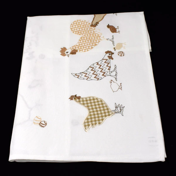 MESA-BIEŻNIK WIELKANOCNY 50X100 BIAŁY/WZÓR BRĄZOWY /383/