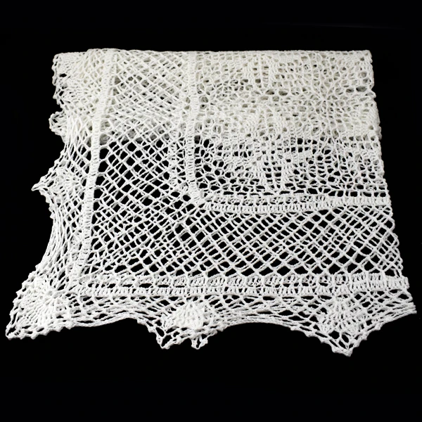 MESA-OBRUS SZYDEŁKOWY 021 BIAŁY 85X85