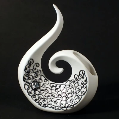 CER-STROIK WIOLONCZELA MINI *DEKOR SREBRO* C-397DS