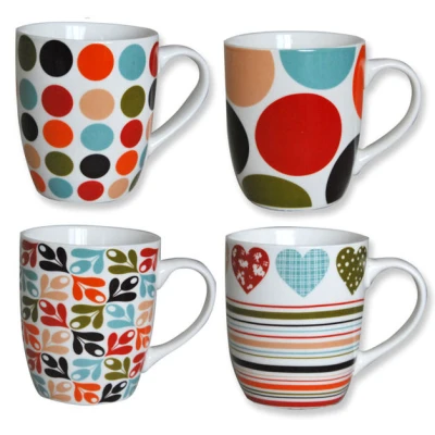 MONDEX-KUBEK *SERCA/KROPKI/KWIATKI* 360ML H2498/H2502