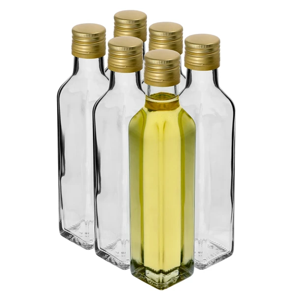 BRO-6-BUTELEK 250ML Z ZAKRĘTKĄ *MARASKA* 631250