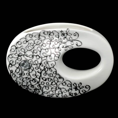 CERKAM-WAZON MEDUZA *DECOR SREBRO* C-030DS