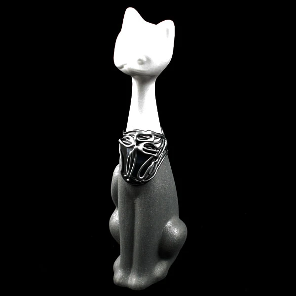 CER-KOT RUSKI MAŁY *DECOR WITRAŻ 1/2 BROKAT BIAŁY* C-118-1/2W