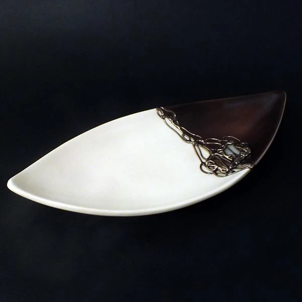 CER-PODSTAWKA STROIK ŁÓDKA DUŻA *1/2 BRĄZ/VENGE* C-260-1/2BR/V