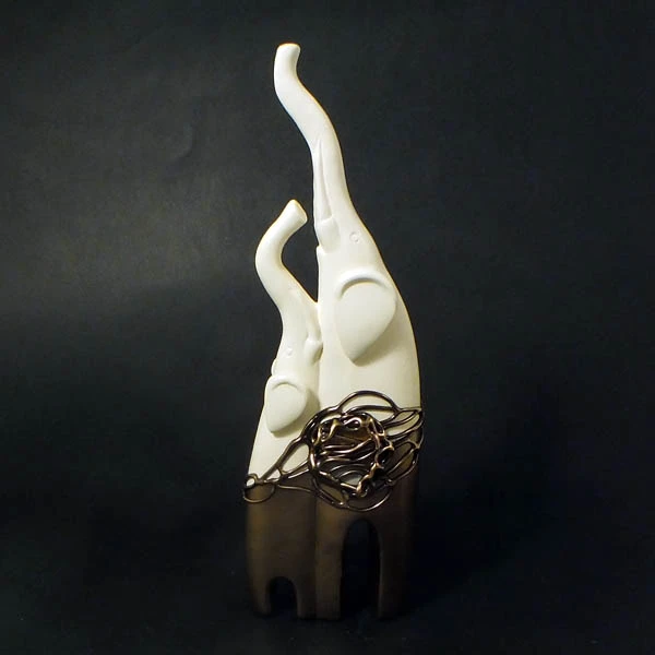 CER-SŁOŃ MAMUSIA MAŁY *DECOR 1/2 ZŁOTO* C-573-1/2Z