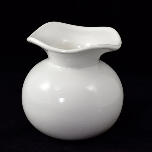 CER-WAZON GRUBY KWIAT MAŁY *SZKLIWO BIAŁE* C-667SZB