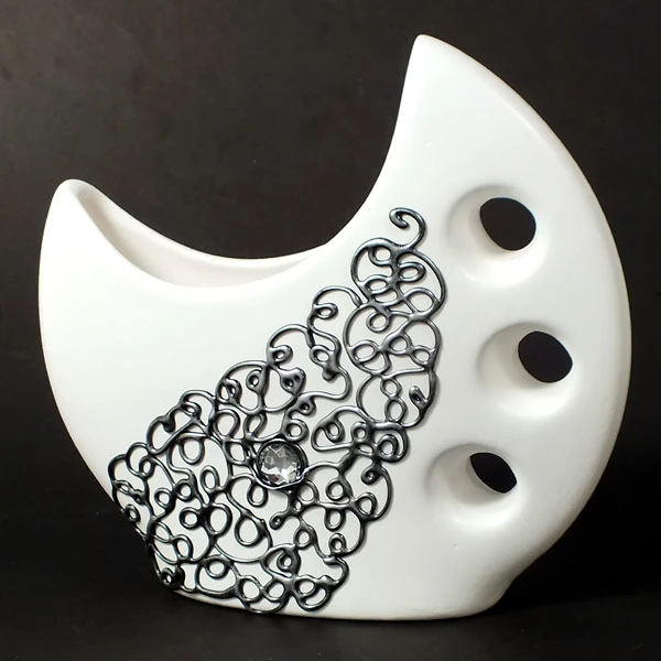 CER-WAZON KSIĘŻYC MAŁY *DECOR SREBRO* C-316DS