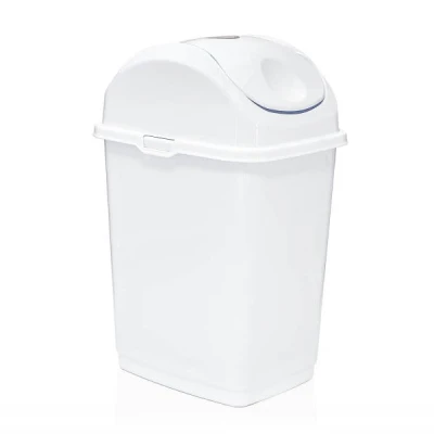 KAT-KOSZ NA ŚMIECI UCHYLNY *SLIM* 18L BIAŁY