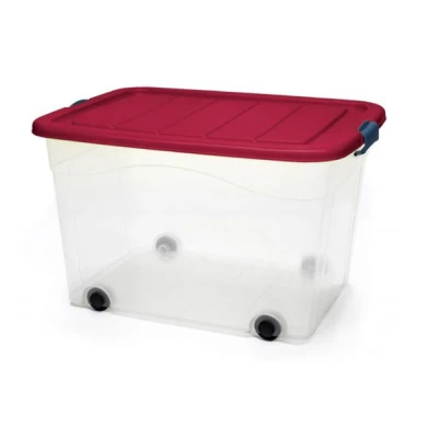 KON-POJEMNIK ROLLER BOX 40L *POKRYWA WIŚNIA* 8996.4