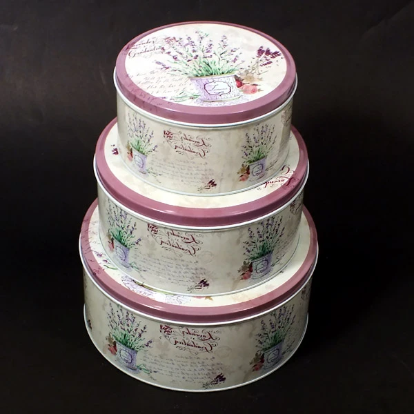 MMG-KPL. 3 PUSZEK METALOWYCH OKRĄGŁYCH 23303