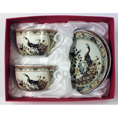 MMG-KPL. FILIŻANEK 2+2 PAWIE PK4