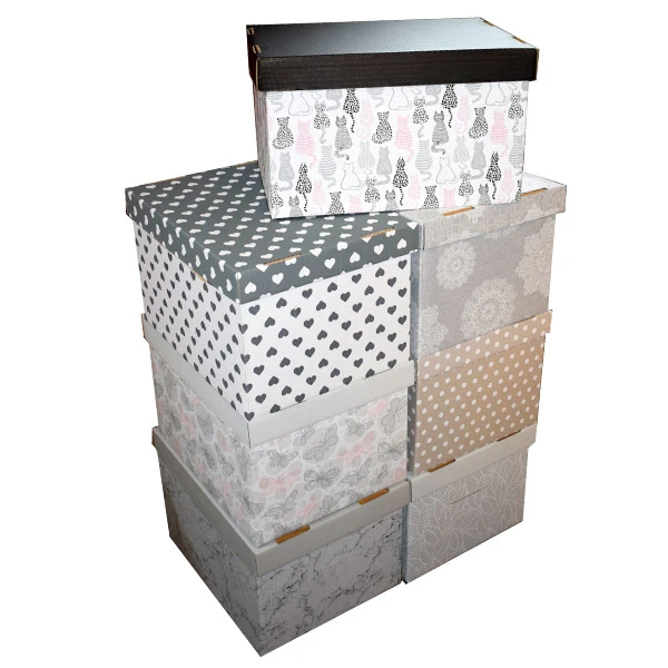 MS-PUDEŁKO TEKTUROWE OZDOBNE 35X26X21CM *3296*