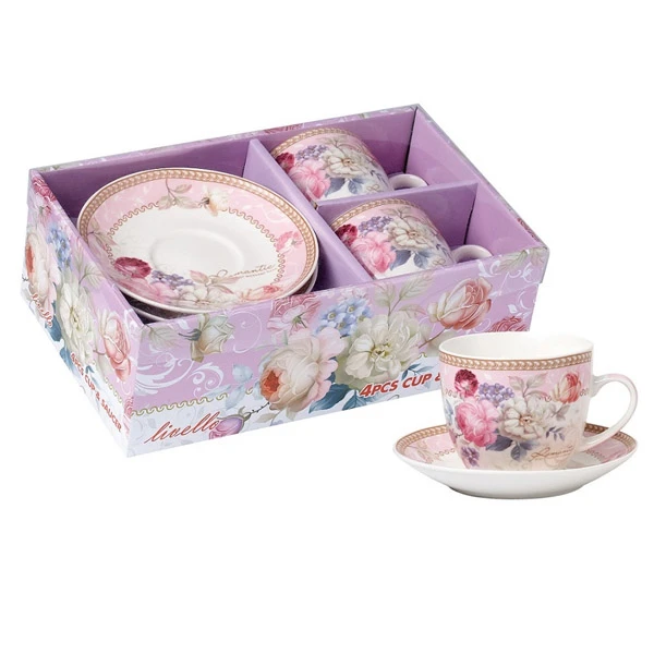 TOM-KPL. FILIŻANEK+SPODEK 2+2 250ML CR2-23