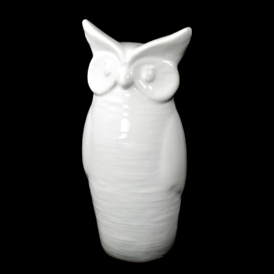 CER-SOWA DUŻA *SZKLIWO BIAŁE* C-498SZB