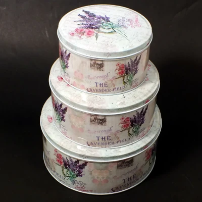 MMG-KPL. 3 PUSZEK METALOWYCH OKRĄGŁYCH 23334