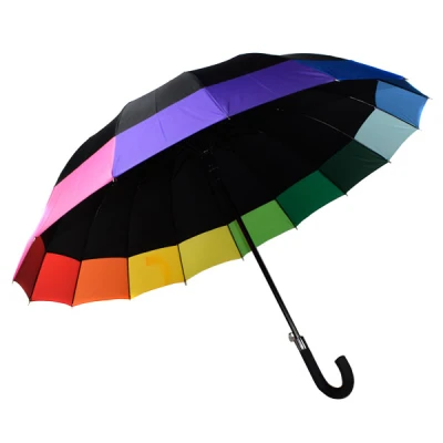 TIROSS-PARASOL 25'' 16D *OBRZEŻE TĘCZA* TS135