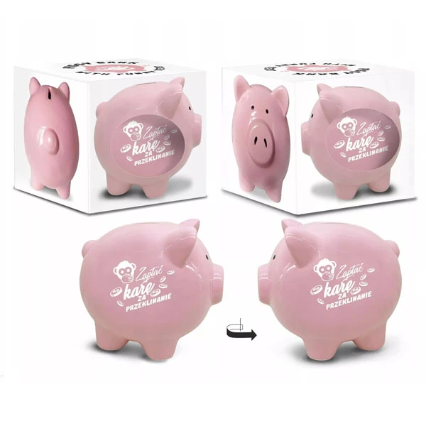 BG-SKARBONKA ŚWINKA DUŻA *ZAPŁAĆ KARĘ ZA PRZEKLINANIE*