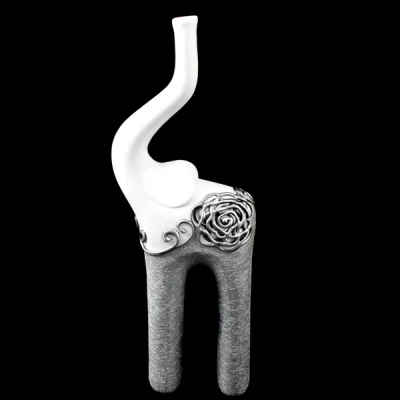 CER-SŁOŃ MODERN CHUDY MAŁY *1/2 RÓŻA-BIAŁY* C-336-1/2R