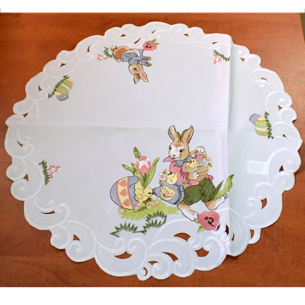 CO-SERWETKA 166 BIEL KOŁO FI60CM *WIELKANOC*