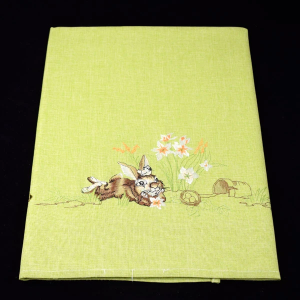 MESA-OBRUS WIELKANOCNY 85X85 ZIELONY /382/