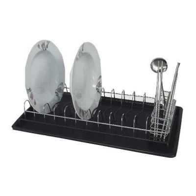 MX0085-SUSZARKA DO NACZYŃ DUŻA Z PODSTAWKĄ CZARNA