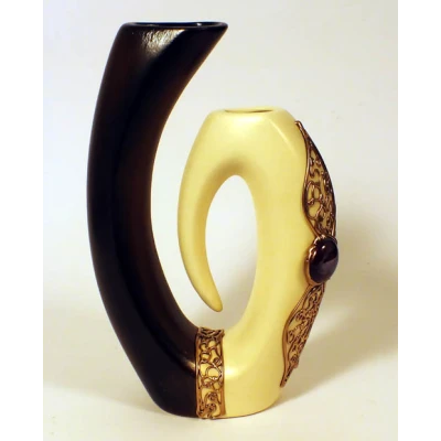 CERKAM-WAZON CYFRA 6 *DECOR 1/2VENGE/BRĄZ* C-229-1/2DV/BR