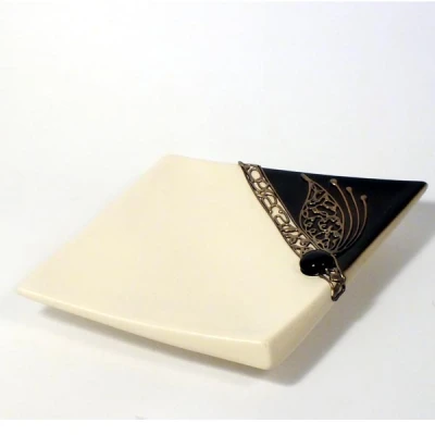 CER-PODSTAWKA ROMB DUŻY *1/2 BRĄZ/VENGE* C-212-1/2BR/V