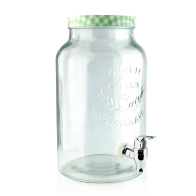 MON-SŁÓJ SZKLANY 6L Z KRANEM 7609