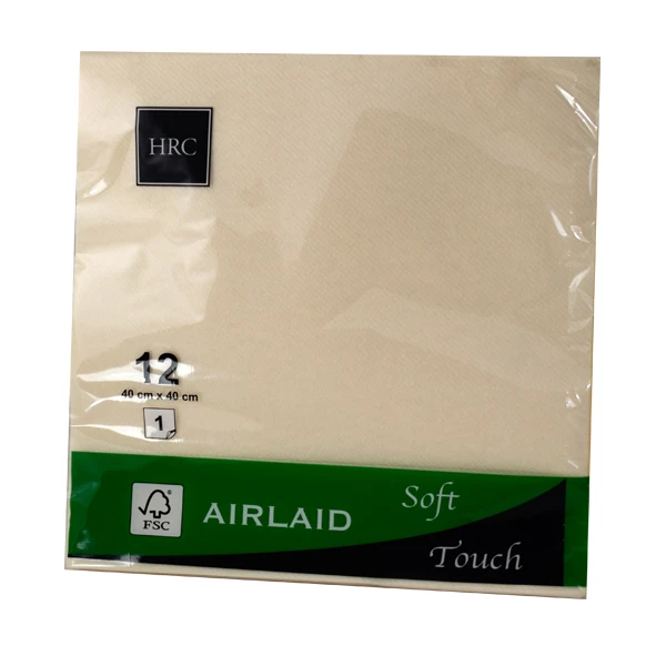 PAW-SERWETKI HRC DINNER AIRLAID DH 400X400 DHBA000501 KREM /12/