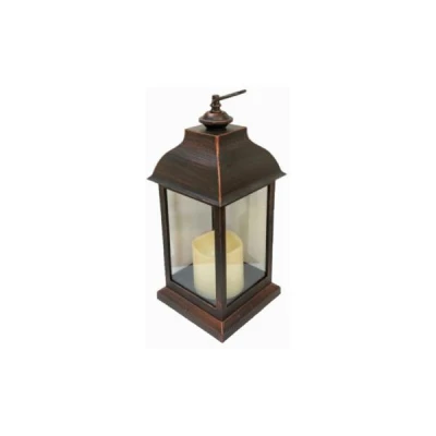 TOM-LATARNIA LED 13,5*13,5*30CM LRN07 BR BRĄZ