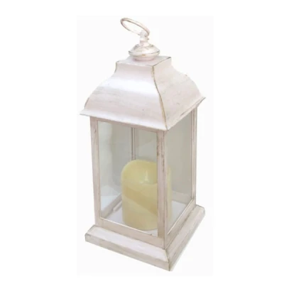 TOM-LATARNIA LED 13,5*13,5*30CM LRN07 W BIAŁA