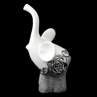 CER-SŁOŃ PLASTUŚ MAŁY *1/2 RÓŻA-BIAŁY* C-556R