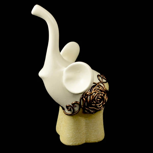 CER-SŁOŃ PLASTUŚ MAŁY *1/2 RÓŻA-KREM* C-556R