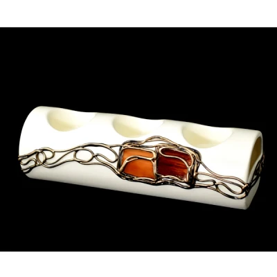 CER-ŚWIECZNIK RURA III *WITRAŻ* C- 893W