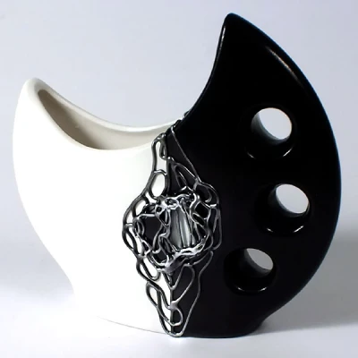 CER-WAZON KSIĘŻYC MAŁY *DECOR CZARNY* C-316CZ