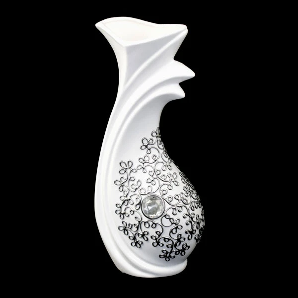 CER-WAZON PIÓRKO DUŻY DECOR SREBROC-681DS