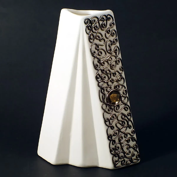 CER-WAZON WACHLARZ MAŁY *DECOR ZŁOTY* C-433DZ