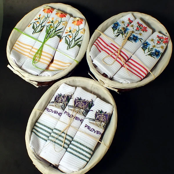 CO-KOMPLET 3 ŚCIEREK W KOSZYKU OWALNYM