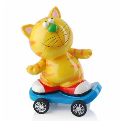 MON-SKARBONKA *KOT NA DESKOROLCE* CB40342