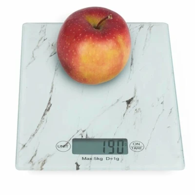 TAD-WAGA KUCHENNA ELEKTRONICZNA 5KG BIAŁA MARMUREK