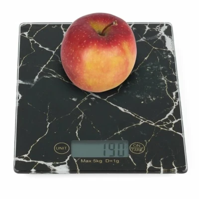 TAD-WAGA KUCHENNA ELEKTRONICZNA 5KG CZARNA MARMUREK