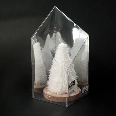 ADPAL-ŚWIECA CHOINKA IGLASTA *XL* 135/100 WELUR BIAŁY