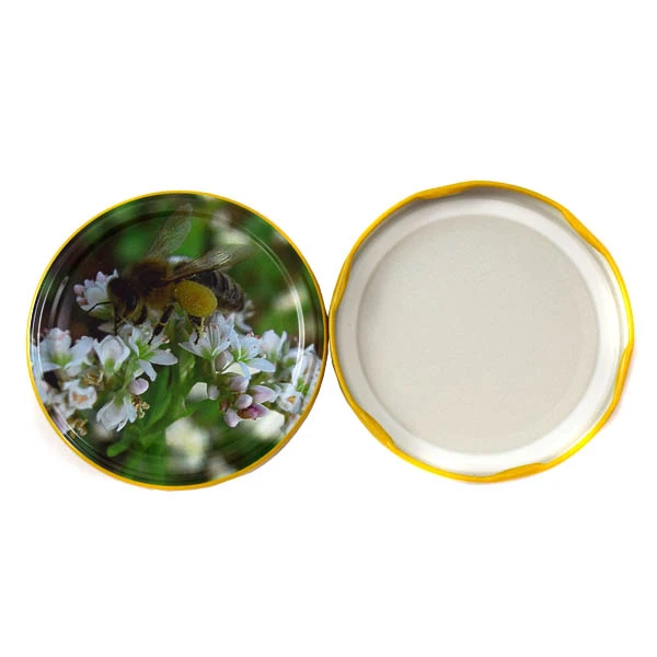 WIECZKO DUŻE FI82/6 MIÓD PSZCZOŁA BIAŁY KWIAT