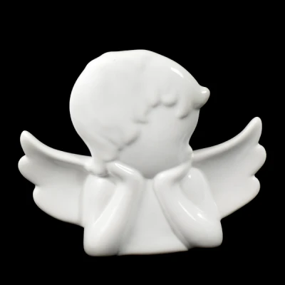 CER-ANIOŁ PROFIL DUŻY *SZKLIWO BIAŁE* C-489SZB