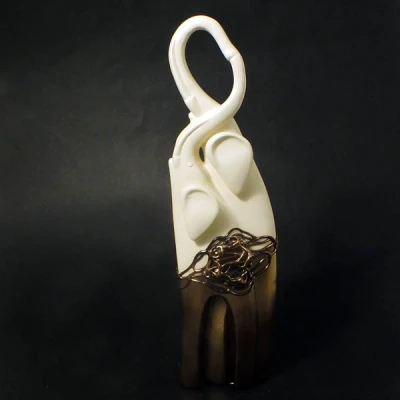 CER-SŁOŃ MAMUSIA ŚREDNI *DECOR 1/2 ZŁOTO* C-574-1/2Z